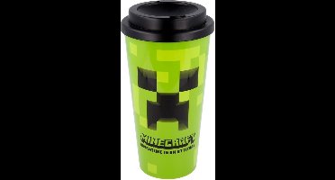 Minecraft: Coffee tumbler 520ml, dubbelwandig