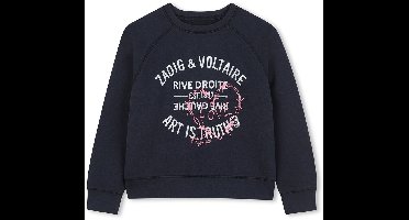 Zadig & Voltaire X60436 Sweatshirt Zwart 8 Years Meisjes