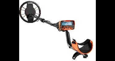 Metaaldetector - Metaalzoekapparaat voor professionals - Hoge nauwkeurigheid - Onderwater en ondergronds - LCD-scherm - 7 modi - 41-52 inch verstelbaar - Zwart en oranje