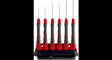Wiha Fijnschroevendraaierset PicoFinish® TORX® T4-T20 in houder - 7-delig - 42996