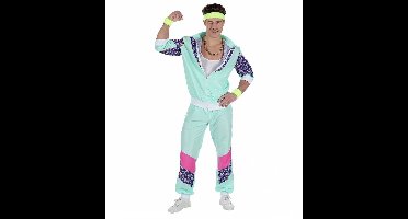 Trainingspak met print mint groen