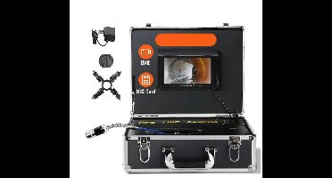 Leidinginspectiecamera – Inspectiecamera – Buisscanner – Kabelcamera – Rioolcamera – 7 Inch Scherm – Waterdicht IP68 – 12 LED Lampjes - 20 Meter Draad