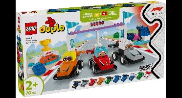 LEGO DUPLO Stad F1® team racewagens en coureurs - 10445