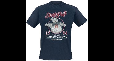 Ghostbusters Stay Puft T-shirt donkerblauw XL Katoen -