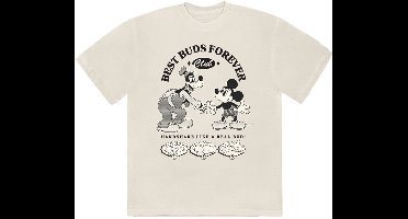 Disney - MM Best Buds Forever Club Heren T-shirt - S - Creme