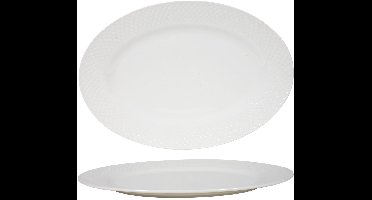 Serveerbord porselein speelgoed Diamond ovaal multicolor 34,5x24,2 cm.