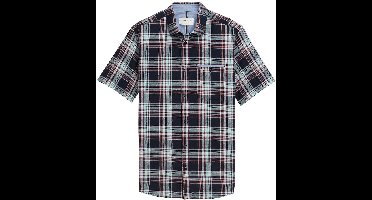 Tom Tailor Regular fit overhemd met korte mouwen en ruitpatroon