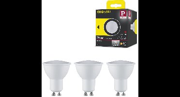 Standaard 230 V LED-reflector GU10 Choose EasyDim GU10 230V 3x460lm 3x5,5W 2700K dimbaar Wit