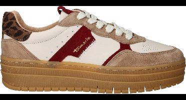 Tamaris Veterschoenen - Dames - Beige - Maat:36