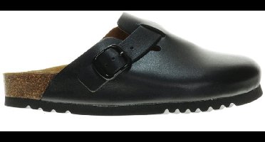 Zwart Lederen Clogs Scholl maat 37