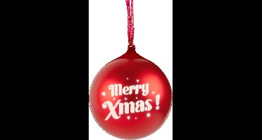 EPOK - Lichtgevende Kerstbal met Bluetooth Speaker en Kerstmuziek - Rood