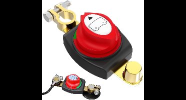 Batterijschakelaar auto Waterproof Hoofdschakelaar voor auto en motorfiets