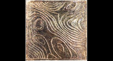 PTMD Wandpaneel Connolly - 120x2x120 cm - Hout - Groen