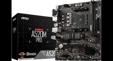 Moederbord MSI A520M PRO mATX AM4