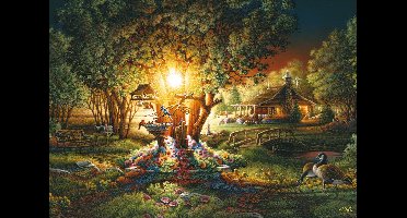 Schmidt legpuzzel Magnificent Spring Glow - 1000 stukjes puzzel.