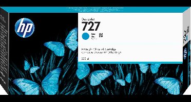 Original Ink Cartridge HP 727 Cyan