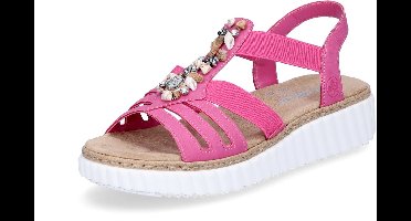 Rieker Sandalen Plat Sandalen Plat - Fuchsia - Maat 42