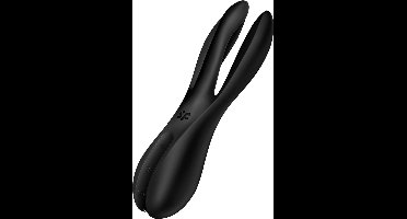 Satisfyer, vibrator, oplegvibrator, 'Treesome 2', 14 cm, 3 motoren, voor stimulatie van clitoris en schaamlippen