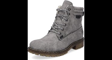 Rieker dames veterboot grijs