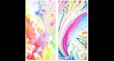 Boraboi® Grote Batik Strandhanddoeken Set van 2 - Sneldrogend en Zacht voor Fitness, Sauna en Bad