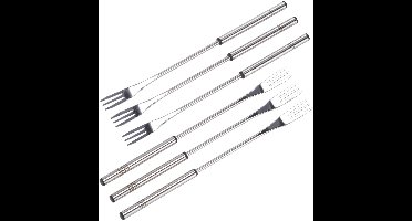 Haushalt24655 - Fonduevorkjes - Fondue vorken - 6 delig - RVS