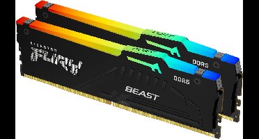 Kingston Technology FURY Beast 32GB 6400MT/s DDR5 CL32 DIMM (Kit van 2) RGB EXPO