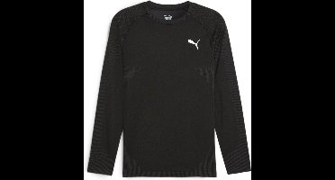 PUMA Formknit Seamless LS Tee Heren Sportshirt - Puma Black - Maat L