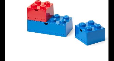 Opbergbox Bureaulade Brick Color, Set van 3 Stuks - LEGO