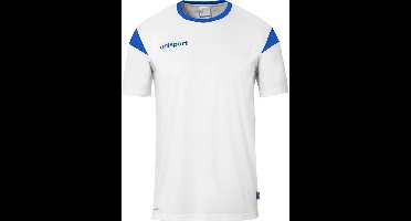 Uhlsport Squad 27 Shirt Korte Mouw Kinderen - Wit / Royal | Maat: 152