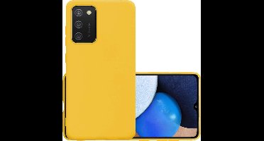 Hoesje - Geschikt voor Samsung Galaxy A02s - Sterk & Shockproof - Hoes Cover - Siliconen Case - Geel