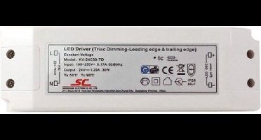 Ledl LED Trafo 30W 24V DC 1250mA Triac IP20 CV