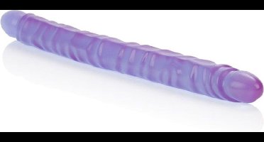 CalExotics - Veined SuperSlim Dong 17.5 in. - Dongs Double Paars