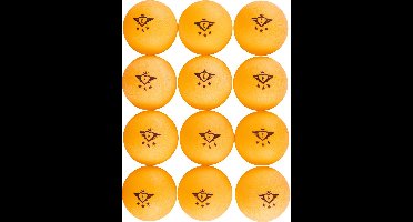 Engelhart Tafeltennis ballen - 36x - pingpong balletjes - oranje - 4 cm