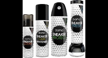 Bama sneaker care set | cleaner | whitener| freshener | set van 4