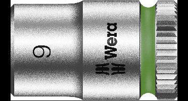 Wera 8790 HMA 05003508001 Dop (zeskant) Dopsleutelinzetstuk 9 mm 1/4 (6.3 mm)