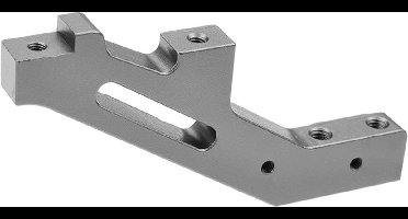 Team Corally - Chassis Brace - XTR - Front - Aluminum - Titanium - 1 Pc