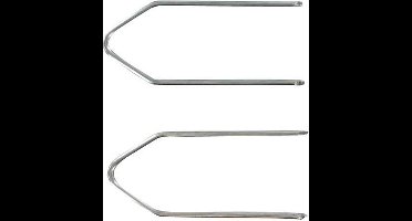 1-din demontage sleutels Geschikt voor renault / fiat / peugeot