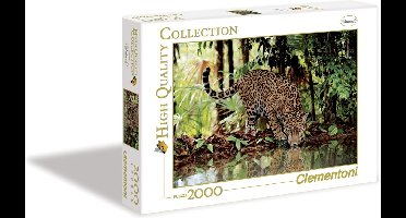 Clementoni Puzzel - High Quality Puzzel Collectie - Luipaard - 2000 stukjes, puzzel volwassenen