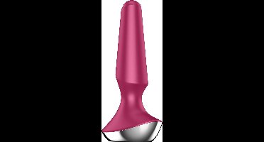 Satisfyer plugvibrator met app-bediening, Plug-ilicious 2, waterdicht, huidvriendelijke siliconen