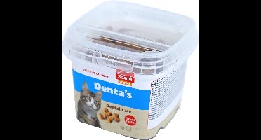 Sanal kat denta's cups, prijs per 2 emmertjes van 75 gram - 8,6 x 8,6 x 6,8cm