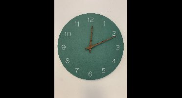 Wandklok Modern Design GREEN VIEW