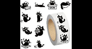 Kawaii Kat Stickers - 500 Stickers voor Scrapbooking, Laptops, Flessen en Telefoons
