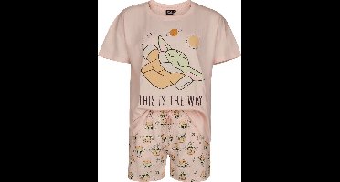 Star Wars The Mandalorian - This Is The Way Pyjama lichtroze Katoen -