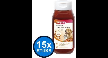 15x Beaphar - Zalmolie omega 3&6 extra energie 430ml