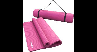 Gorilla Sports - Yogamat Deluxe - 190 x 60 x 1,5 cm - Fitnessmat - Fuchsia