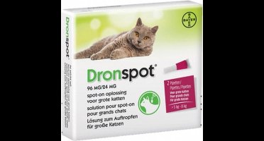 Bayer dronspot kat spot on - l 5-8kg 2 pip - 1 stuks