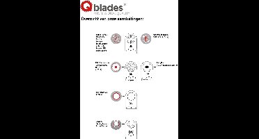 Qblades SL09 HCS Invalzaagblad - Precision - 40 x 65mm - 14TPI (1st)