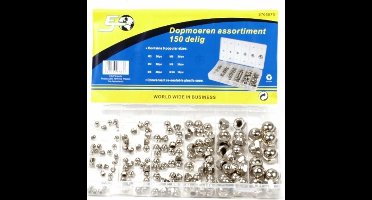 Topgear Dopmoerenset - 150-delig - M3 t/m M10 - Handige opbergdoos