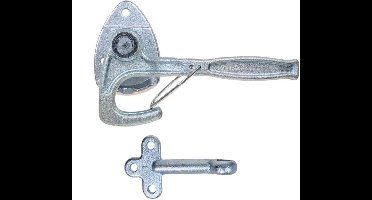 ProPlus Klephaak met opschroefoog - rechts - 170 mm - staal - blisterverpakking