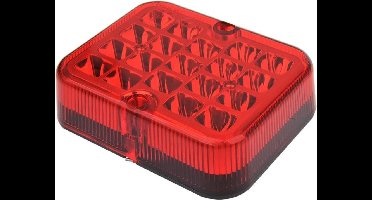 - Achtermistlamp 100x81mm 19LED